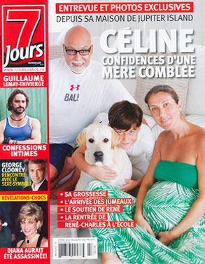 Celine Dion, 7 Jours Cover Celine Dion, 7 Jours Cover